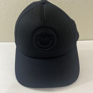 Neff Foam Panel Trucker Hat Cap Snapback Vented Black Streetwear, Skater, Preppy